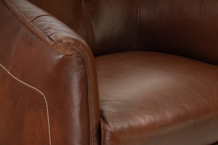 Martel Spiced Brown Club Chair